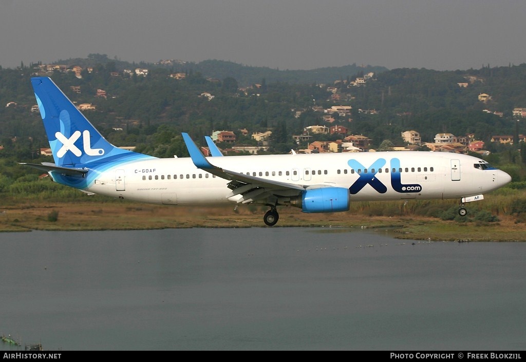 Aircraft Photo of C-GOAF | Boeing 737-86N | XL Airways | AirHistory.net #365138