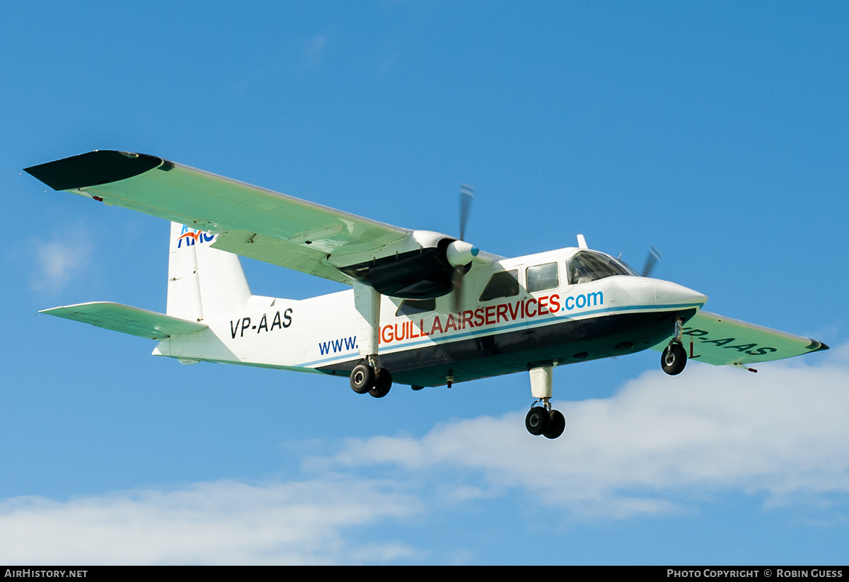 Aircraft Photo of VP-AAS | Britten-Norman BN-2A-26 Islander | Anguilla Air Services | AirHistory.net #365165