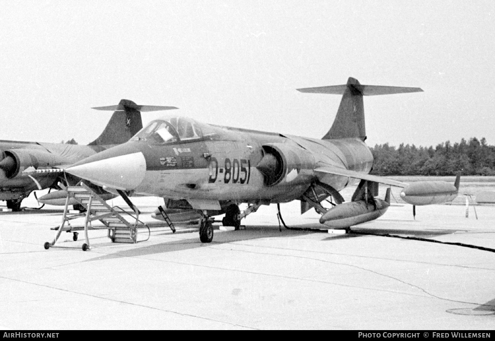 Aircraft Photo of D-8051 | Lockheed F-104G Starfighter | Netherlands - Air Force | AirHistory.net #365173
