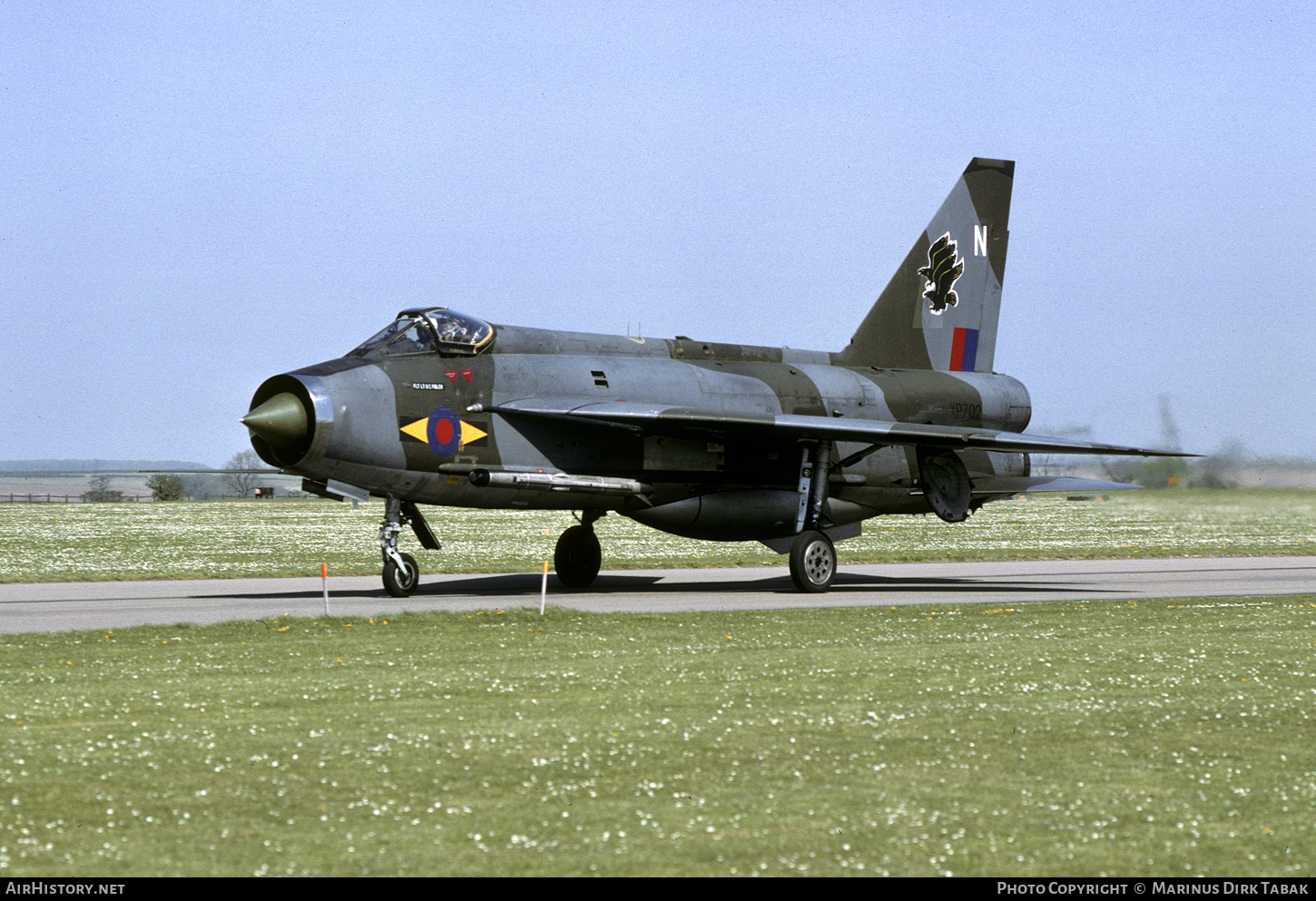 Aircraft Photo of XP702 | English Electric Lightning F3 | UK - Air Force | AirHistory.net #365187