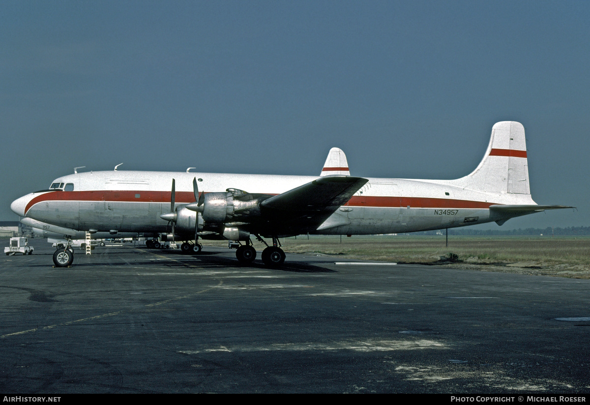 Aircraft Photo of N34957 | Douglas DC-6A | Zantop International Airlines | AirHistory.net #365191