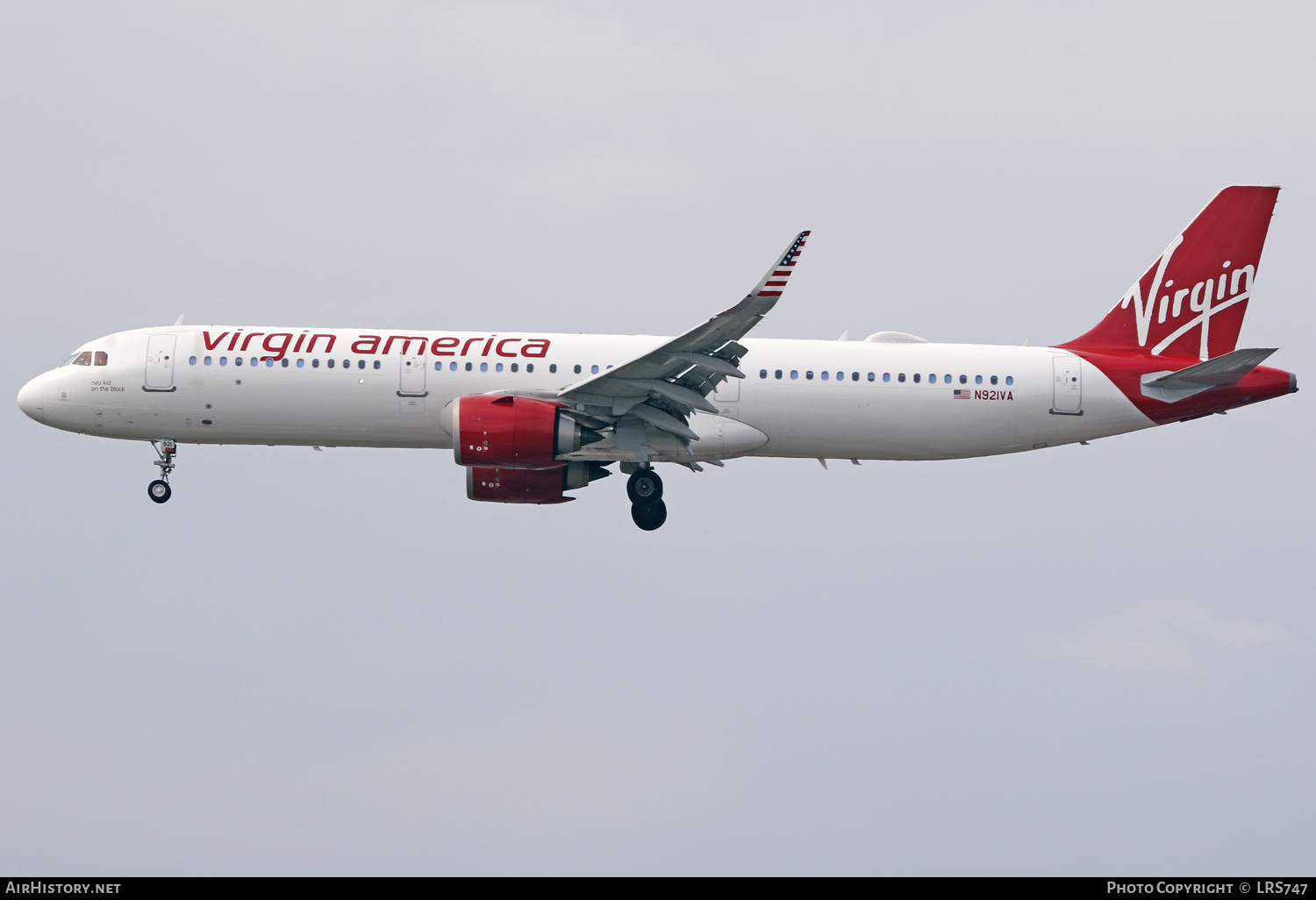 Aircraft Photo of N921VA | Airbus A321-253N | Virgin America | AirHistory.net #365224