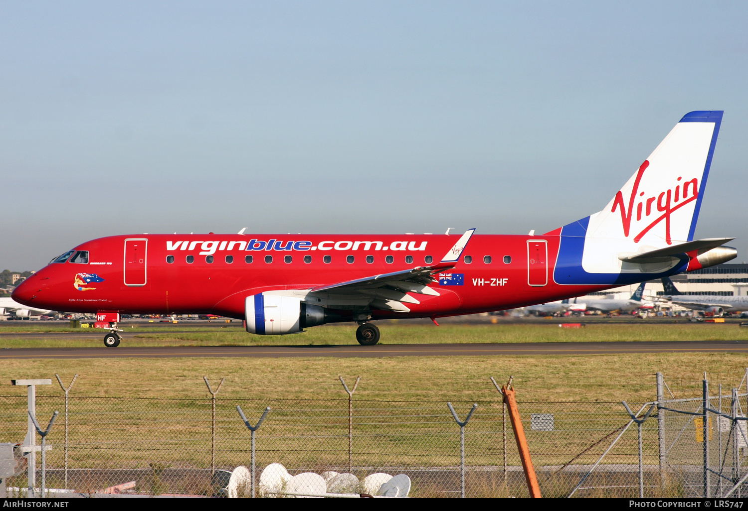 Aircraft Photo of VH-ZHF | Embraer 170LR (ERJ-170-100LR) | Virgin Blue Airlines | AirHistory.net #365225