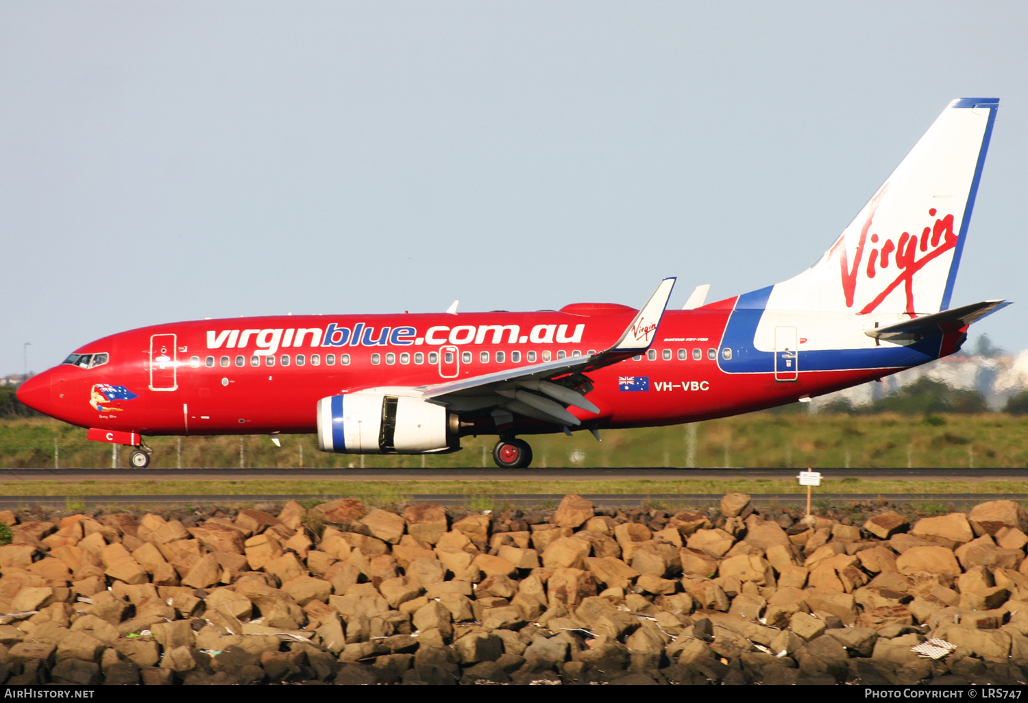 Aircraft Photo of VH-VBC | Boeing 737-7Q8 | Virgin Blue Airlines | AirHistory.net #365226