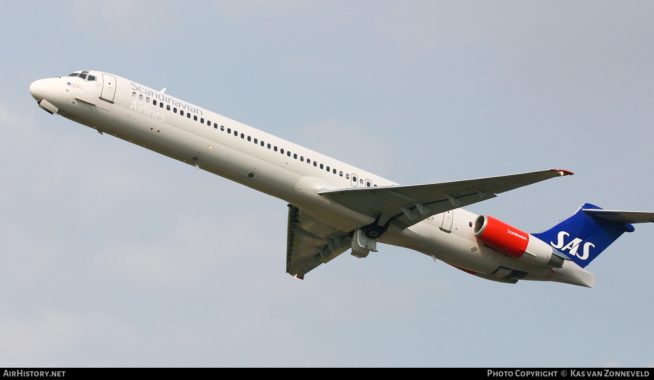 Aircraft Photo of OY-KGY | McDonnell Douglas MD-81 (DC-9-81) | Scandinavian Airlines - SAS | AirHistory.net #365234