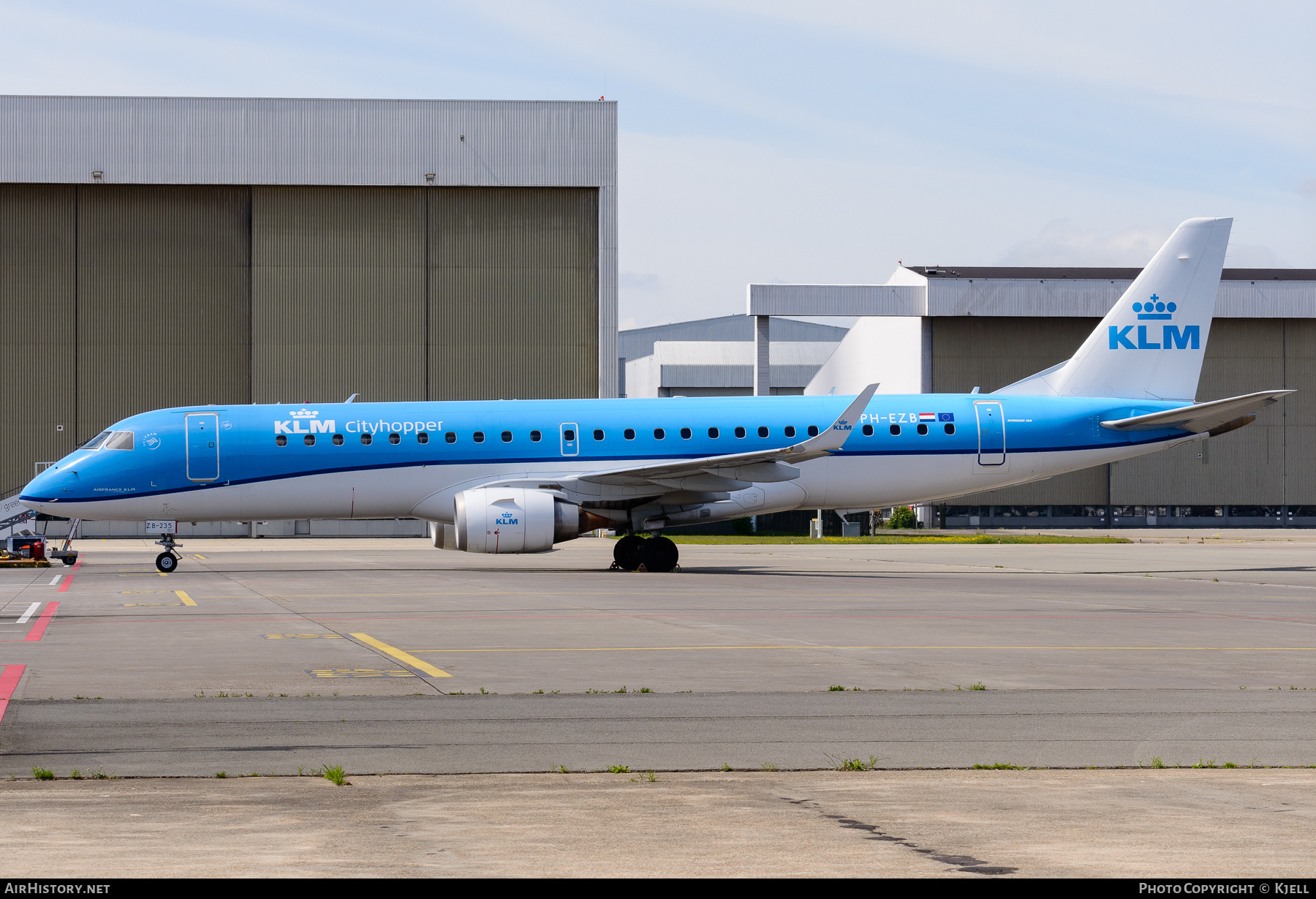 Aircraft Photo of PH-EZB | Embraer 190STD (ERJ-190-100STD) | KLM Cityhopper | AirHistory.net #365269