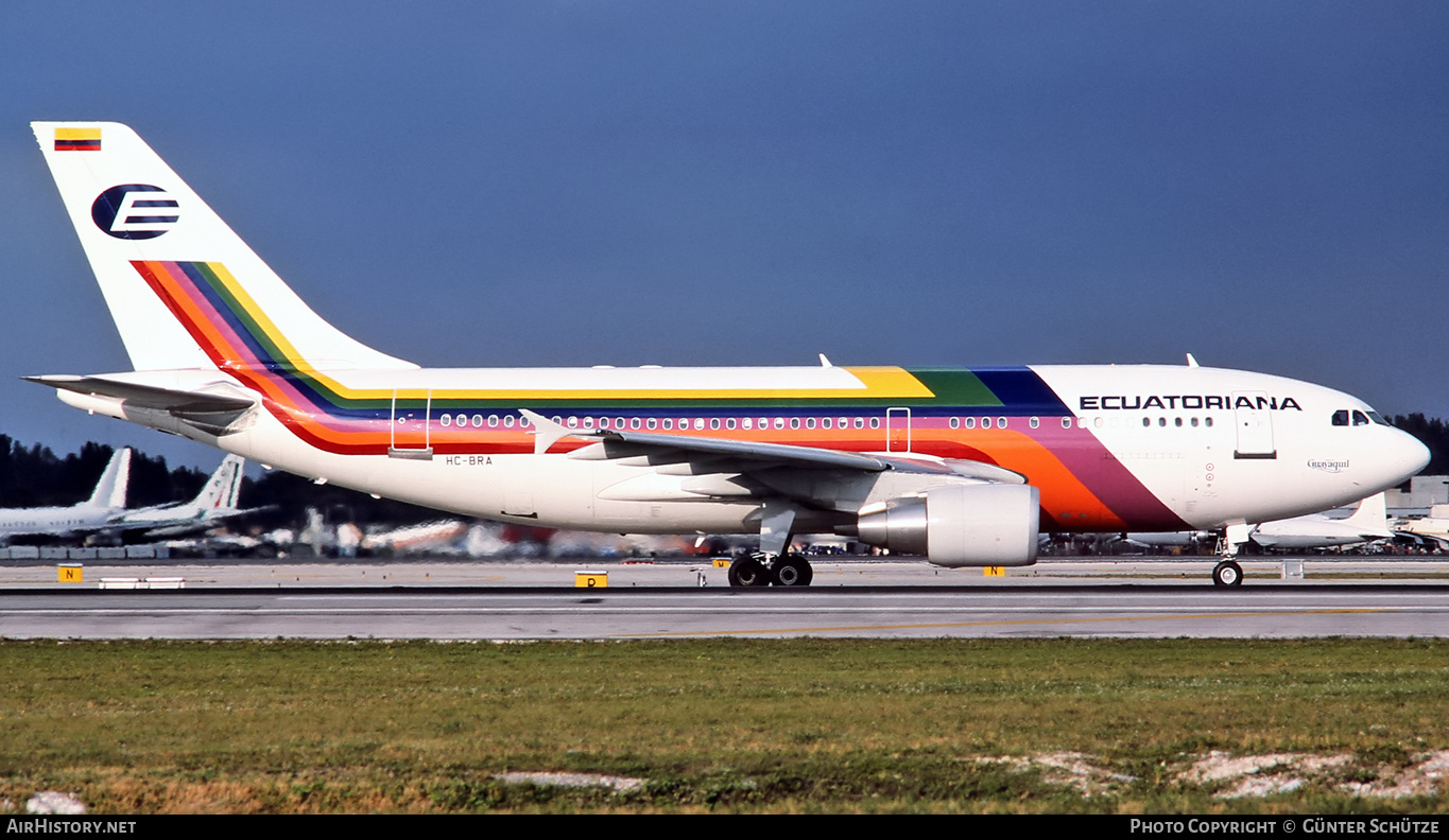 Aircraft Photo of HC-BRA | Airbus A310-324 | Ecuatoriana | AirHistory.net #365290