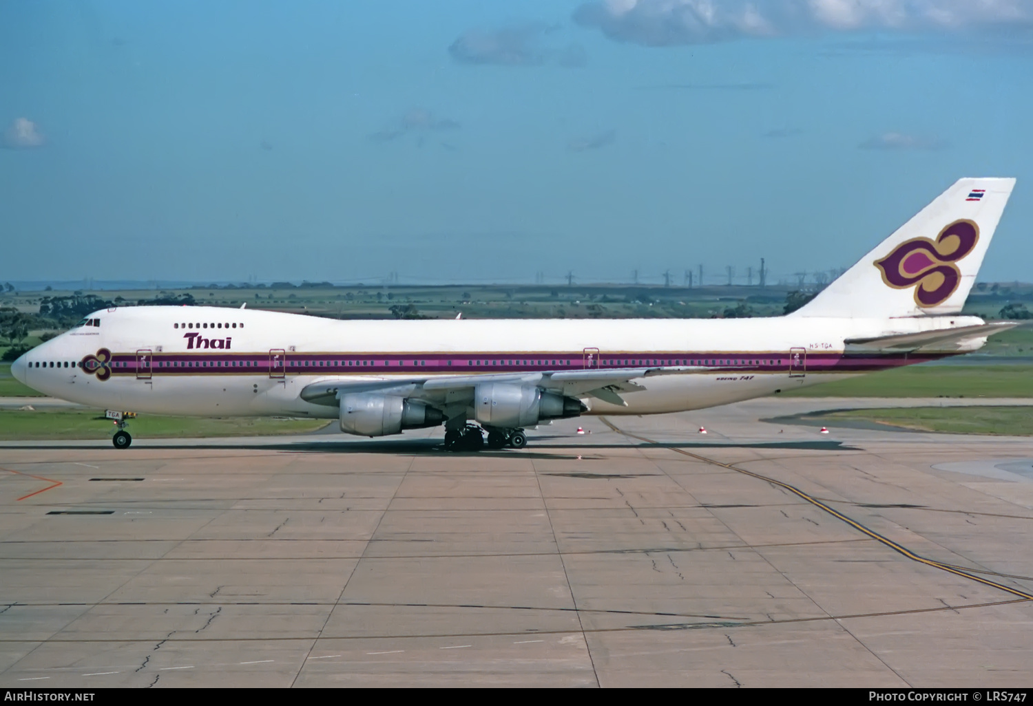 Aircraft Photo of HS-TGA | Boeing 747-2D7B | Thai Airways International | AirHistory.net #365302
