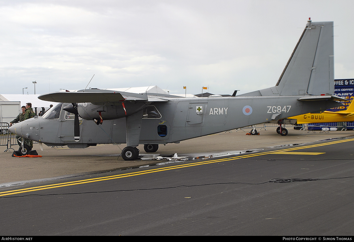 Aircraft Photo of ZG847 | Britten-Norman BN-2T Defender AL1 | UK - Army | AirHistory.net #365306