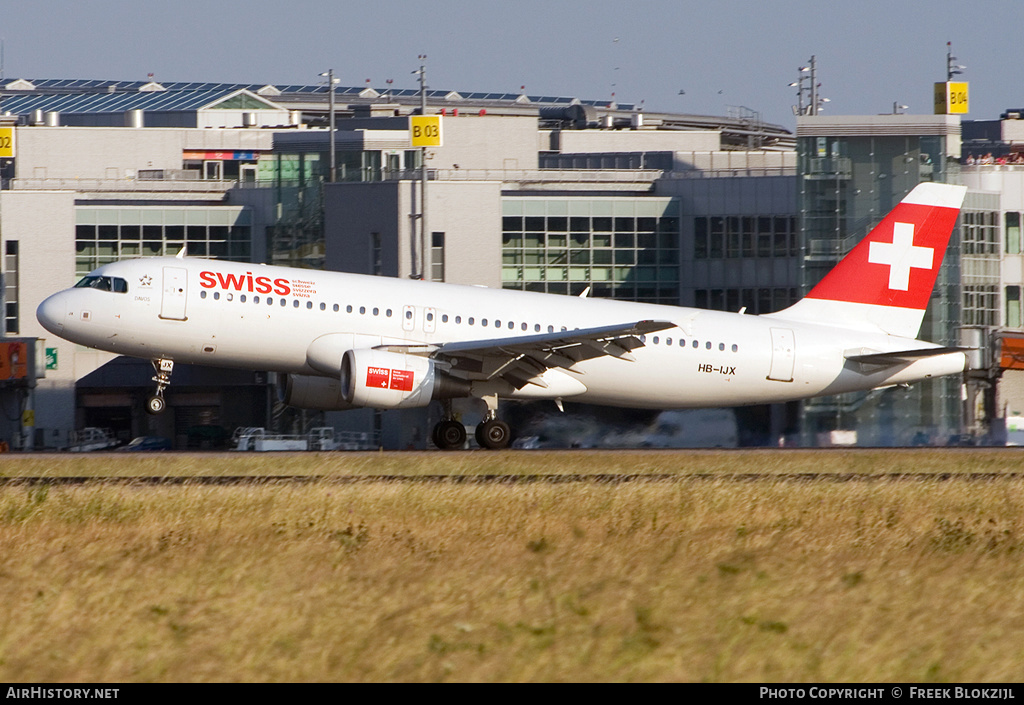 Aircraft Photo of HB-IJX | Airbus A320-214 | Swiss International Air Lines | AirHistory.net #365310