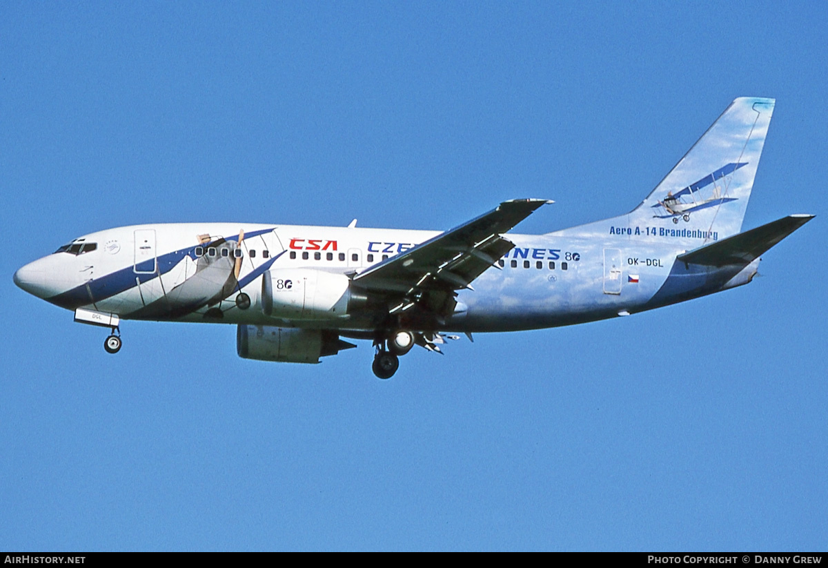 Aircraft Photo of OK-DGL | Boeing 737-55S | ČSA - Czech Airlines | AirHistory.net #365321