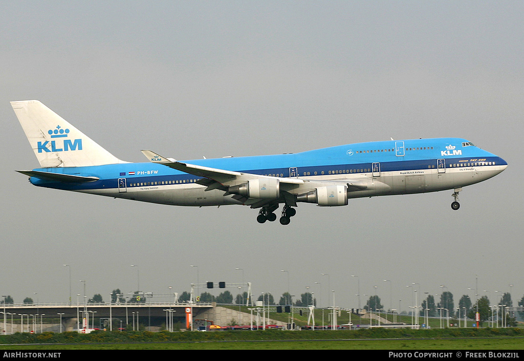 Aircraft Photo of PH-BFW | Boeing 747-406M | KLM - Royal Dutch Airlines | AirHistory.net #365322