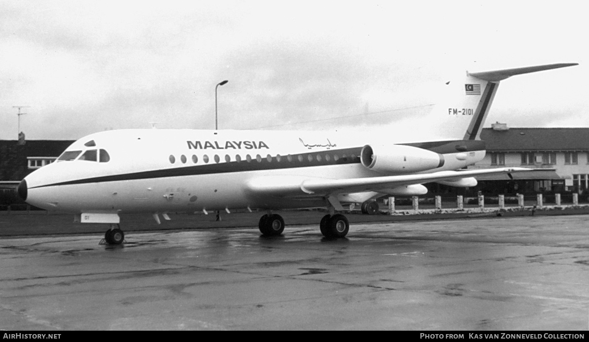 Aircraft Photo of FM-2101 | Fokker F28-1000 Fellowship | Malaysia - Air Force | AirHistory.net #365343