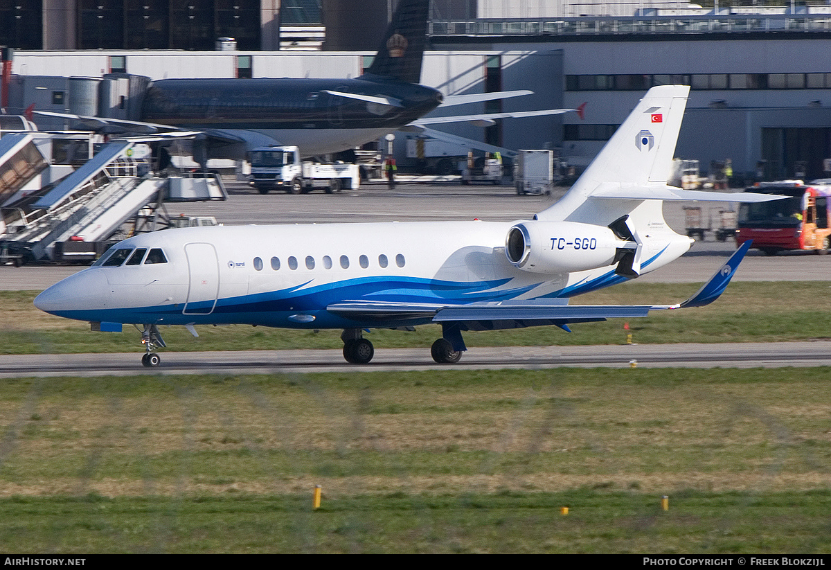 Aircraft Photo of TC-SGO | Dassault Falcon 2000LX | Nurol Havacılık | AirHistory.net #365344
