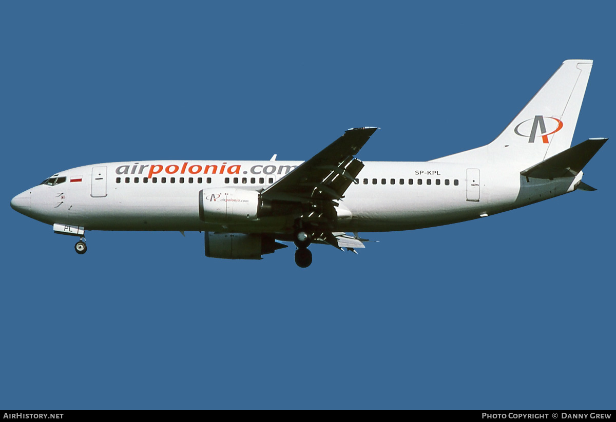 Aircraft Photo of SP-KPL | Boeing 737-322 | Air Polonia | AirHistory.net #365360