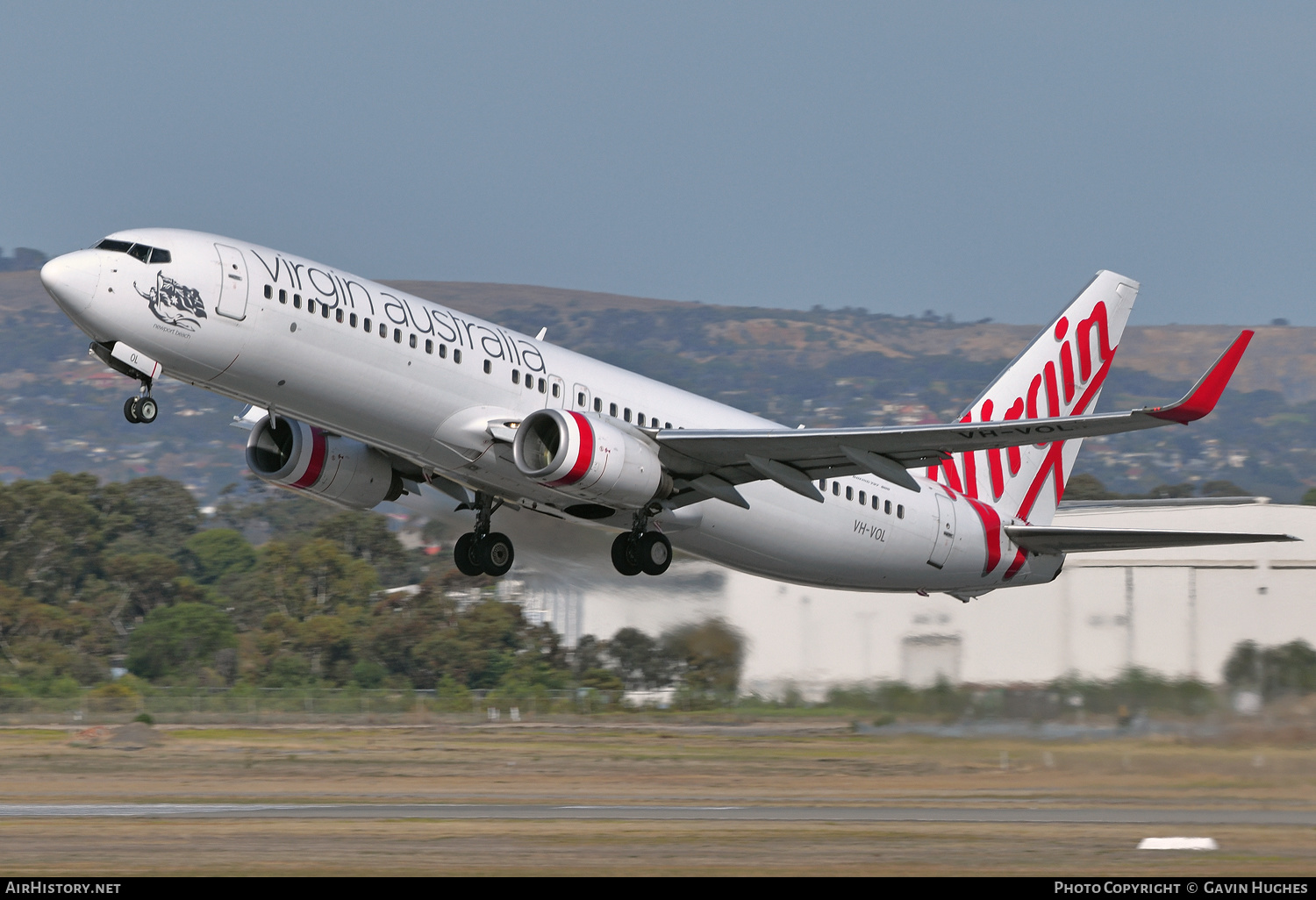 Aircraft Photo of VH-VOL | Boeing 737-8FE | Virgin Australia Airlines | AirHistory.net #365376