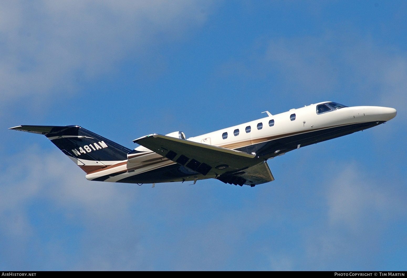 Aircraft Photo of N481AM | Cessna 525C CitationJet CJ4 | AirHistory.net #365379