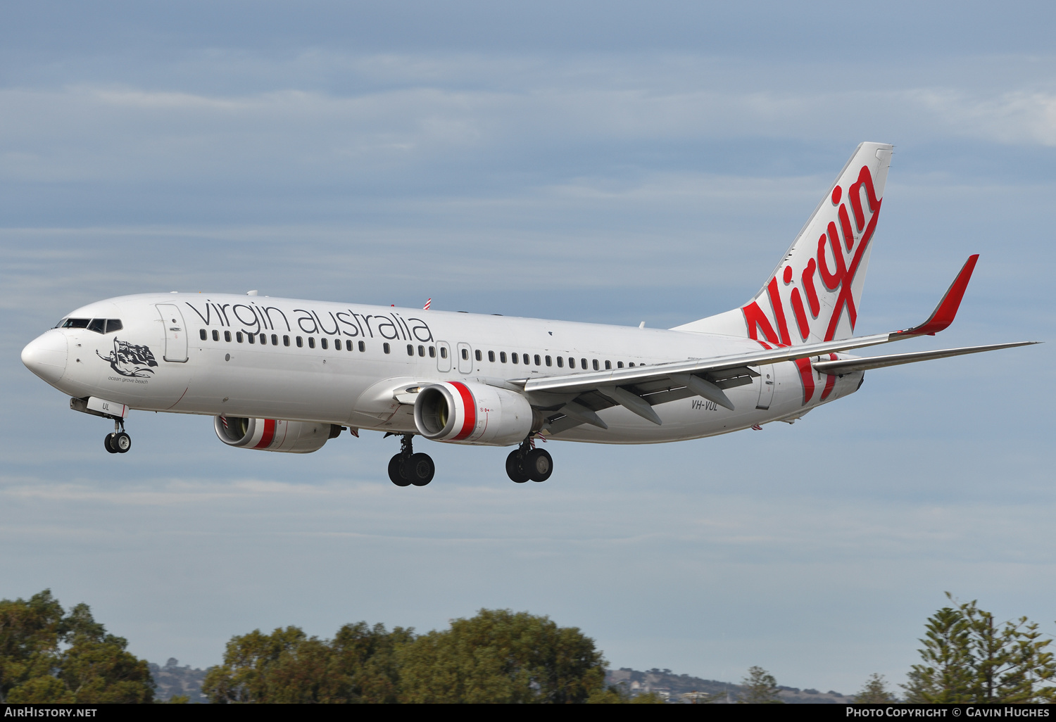 Aircraft Photo of VH-VUL | Boeing 737-8FE | Virgin Australia Airlines | AirHistory.net #365387