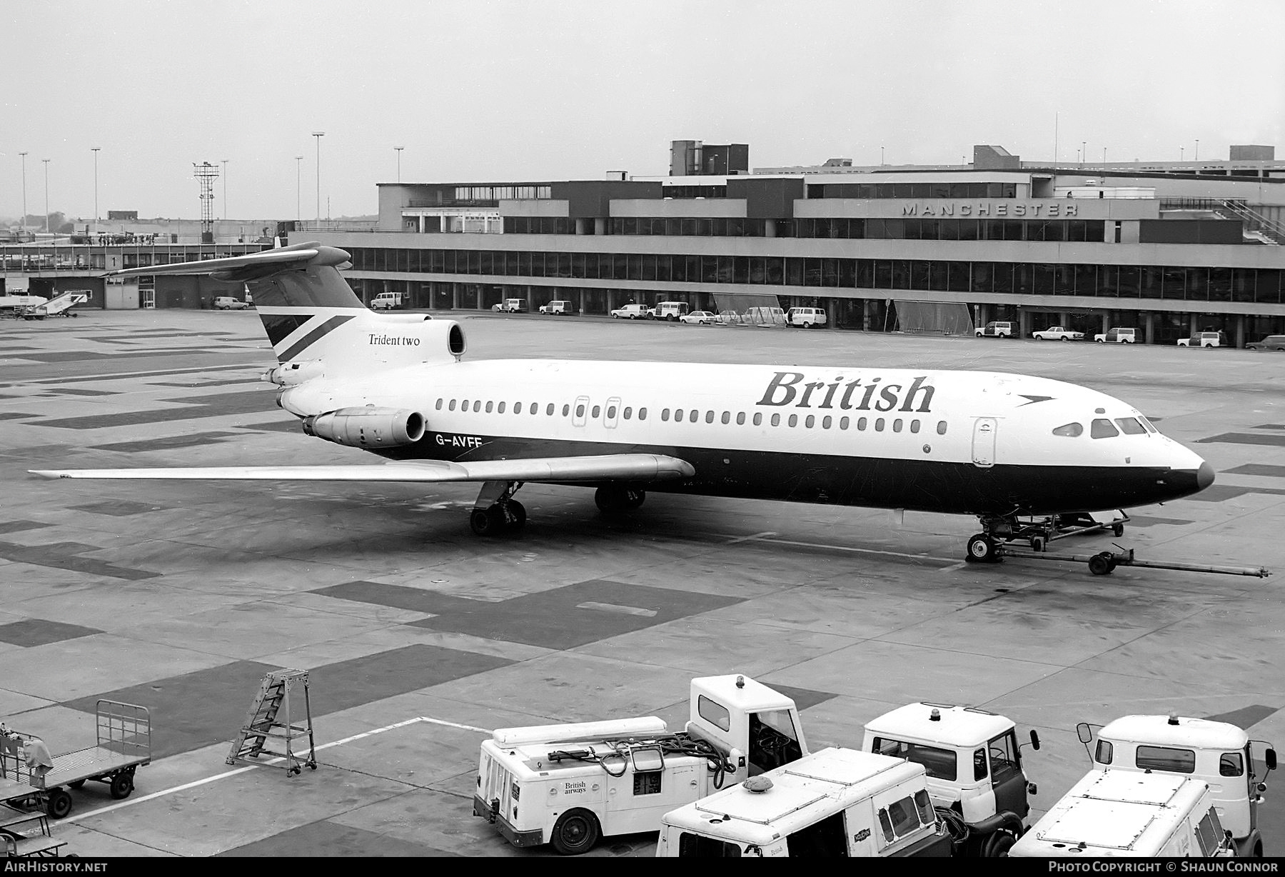Aircraft Photo of G-AVFF | Hawker Siddeley HS-121 Trident 2E | British Airways | AirHistory.net #365447