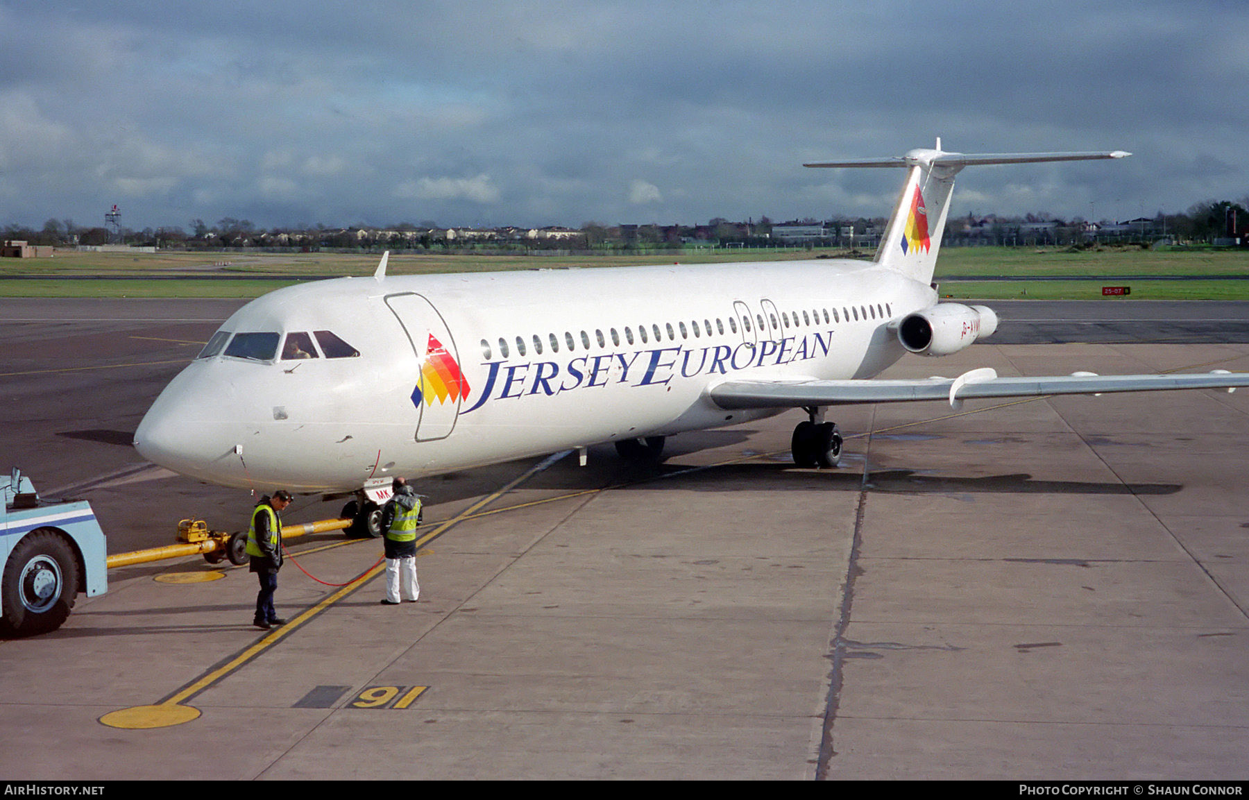 Aircraft Photo of G-AVMK | BAC 111-510ED One-Eleven | Jersey European Airways | AirHistory.net #365452