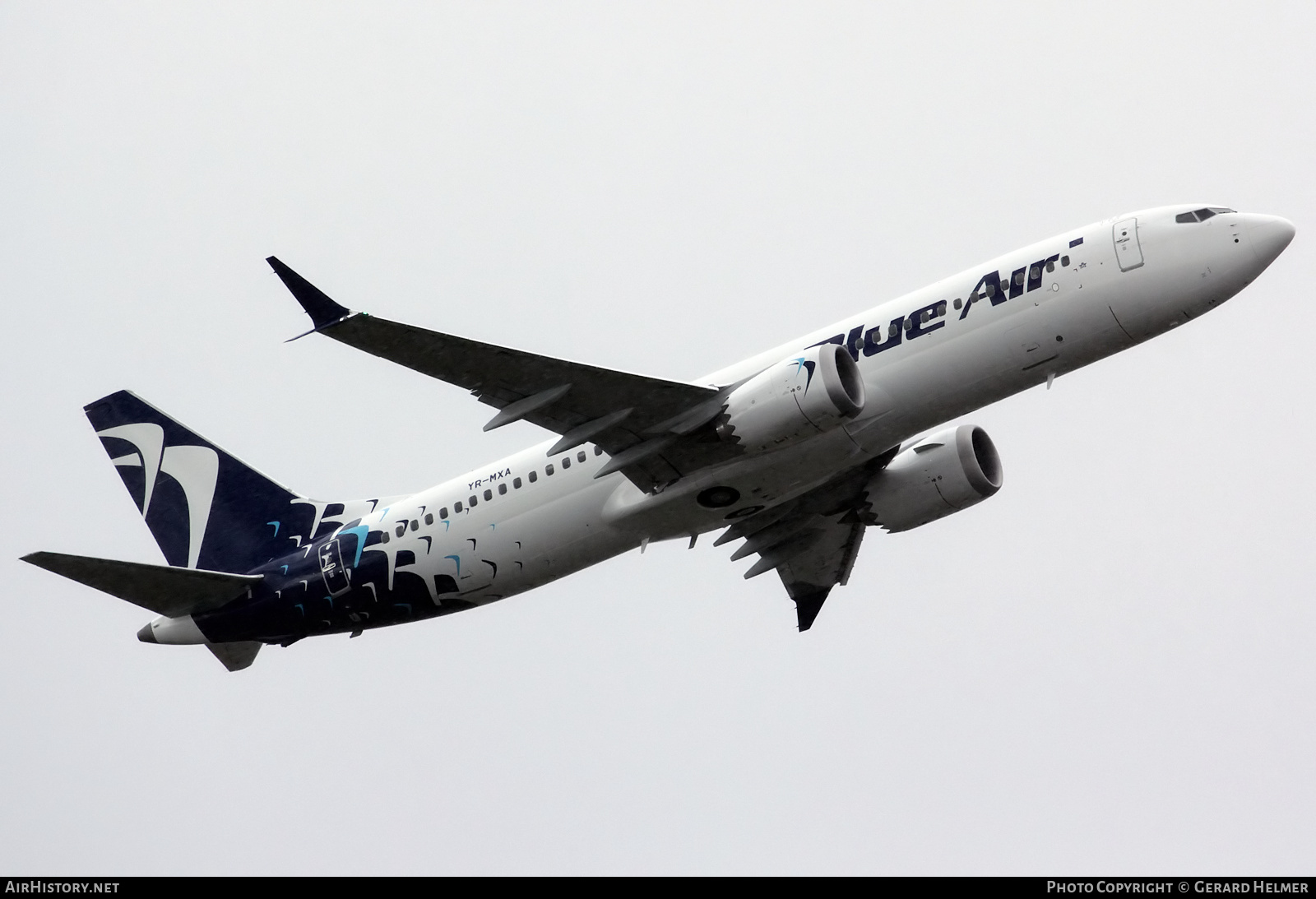Aircraft Photo of YR-MXA | Boeing 737-8 Max 8 | Blue Air | AirHistory.net #365506