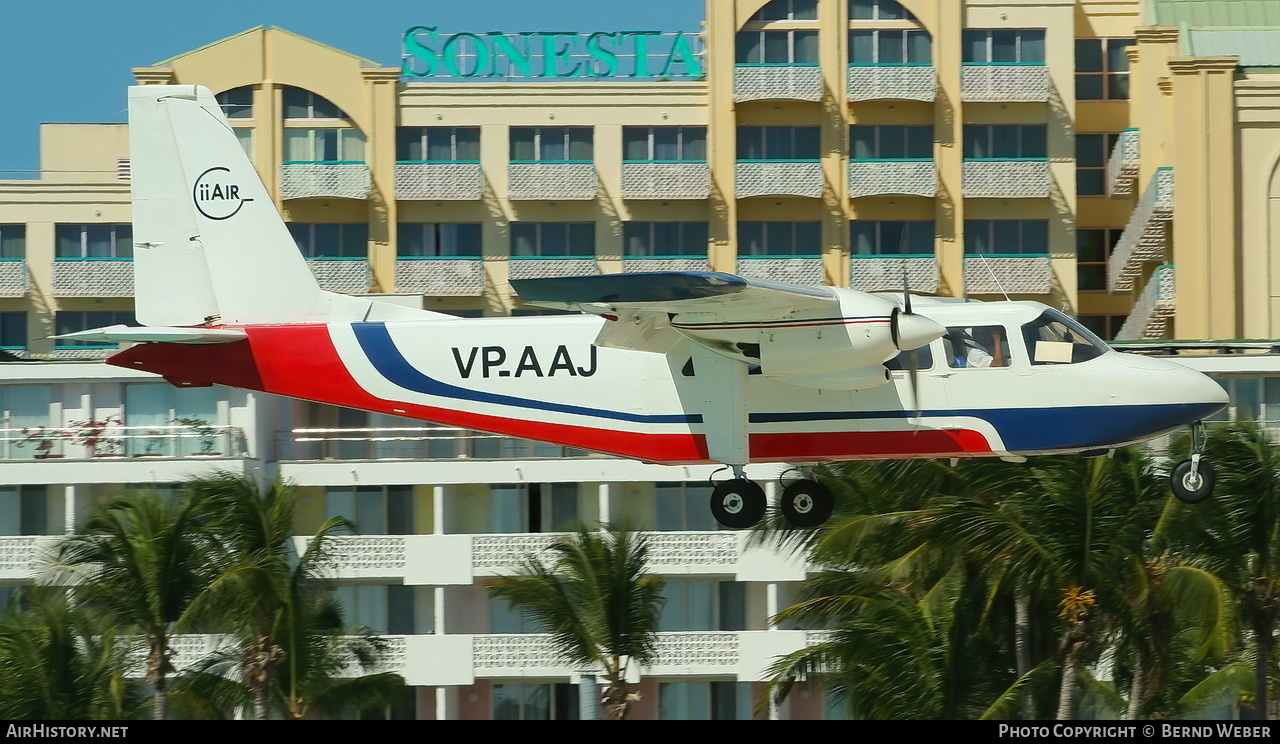 Aircraft Photo of VP-AAJ | Pilatus Britten-Norman BN-2A-20 Islander | AirHistory.net #365511