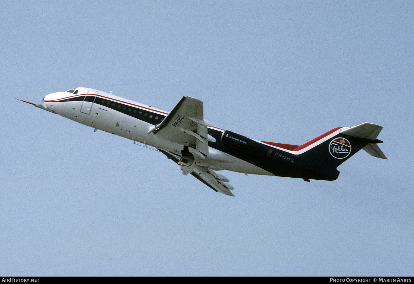 Aircraft Photo of PH-JHG | Fokker F28-6000 Fellowship | Fokker | AirHistory.net #365557