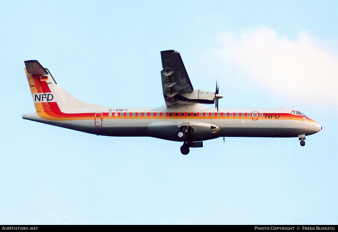 Aircraft Photo of D-ANFC | ATR ATR-72-202 | NFD - Nürnberger Flugdienst | AirHistory.net #365560