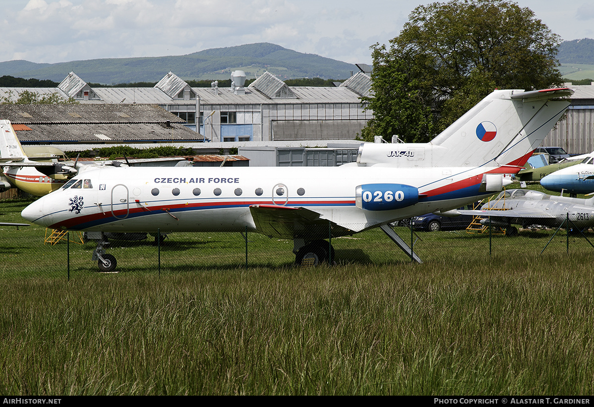 Aircraft Photo of 0260 | Yakovlev Yak-40 | Czechia - Air Force | AirHistory.net #365598