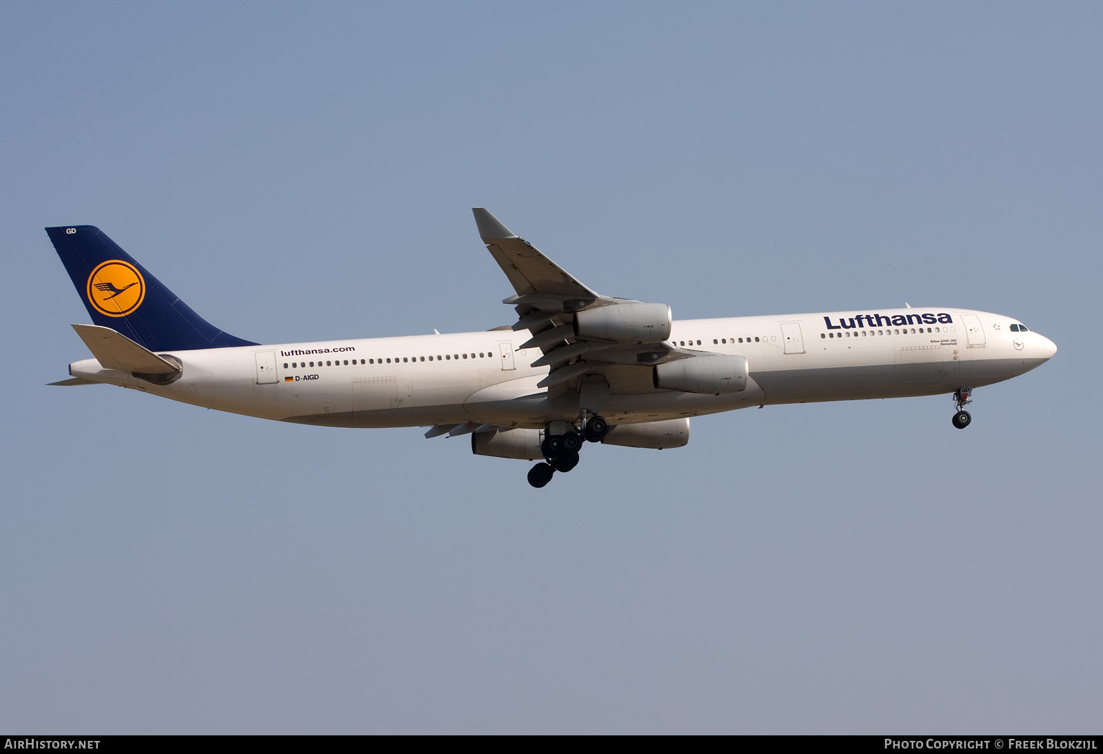 Aircraft Photo of D-AIGD | Airbus A340-311 | Lufthansa | AirHistory.net #365620