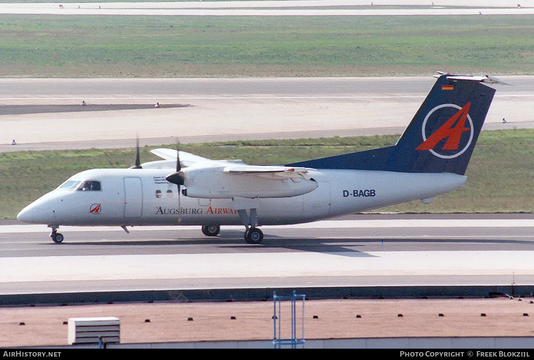 Aircraft Photo of D-BAGB | De Havilland Canada DHC-8-103 Dash 8 | Augsburg Airways | AirHistory.net #365624