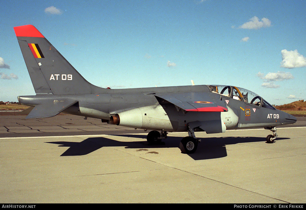 Aircraft Photo of AT09 | Dassault-Dornier Alpha Jet 1B | Belgium - Air Force | AirHistory.net #365654