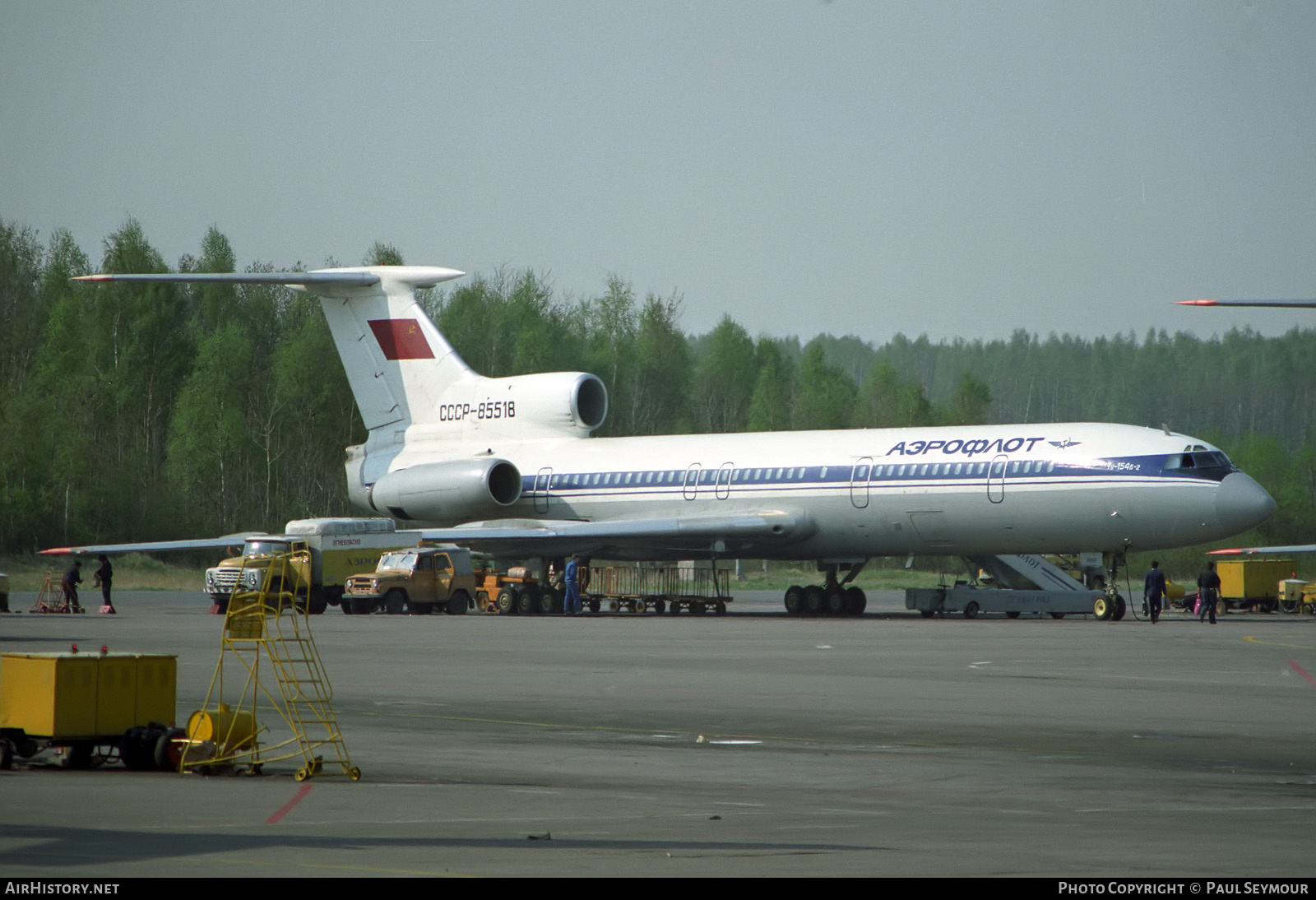 Aircraft Photo of CCCP-85518 | Tupolev Tu-154B-2 | Aeroflot | AirHistory.net #365694