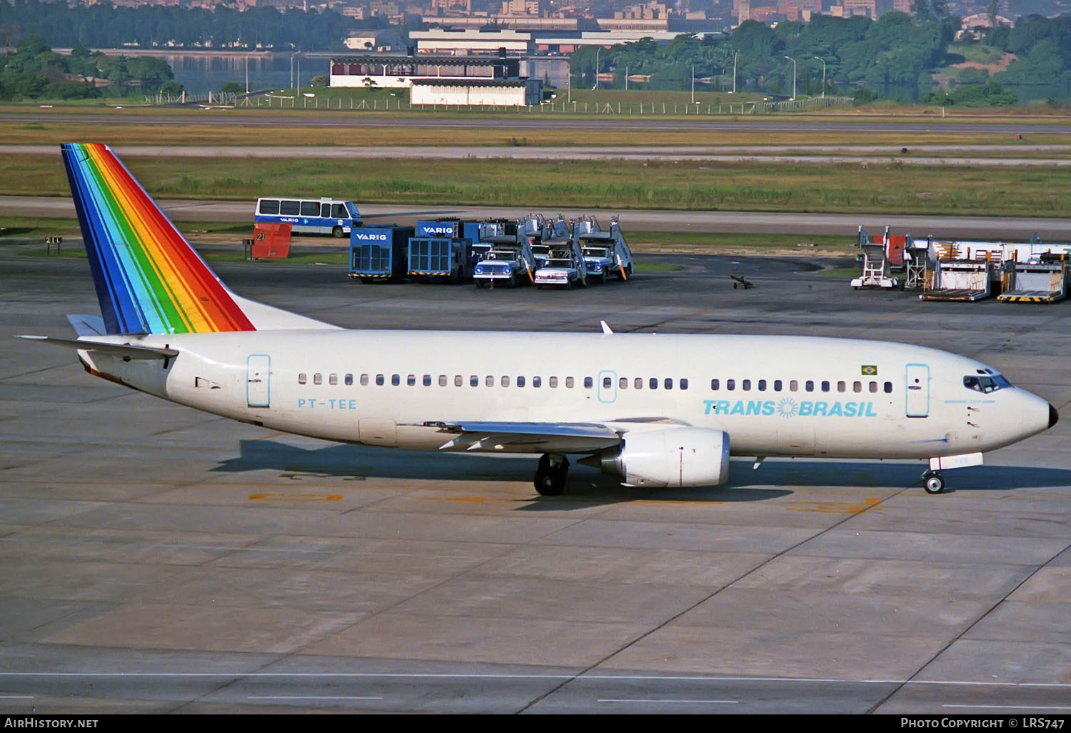 Aircraft Photo of PT-TEE | Boeing 737-375 | TransBrasil | AirHistory.net #365727