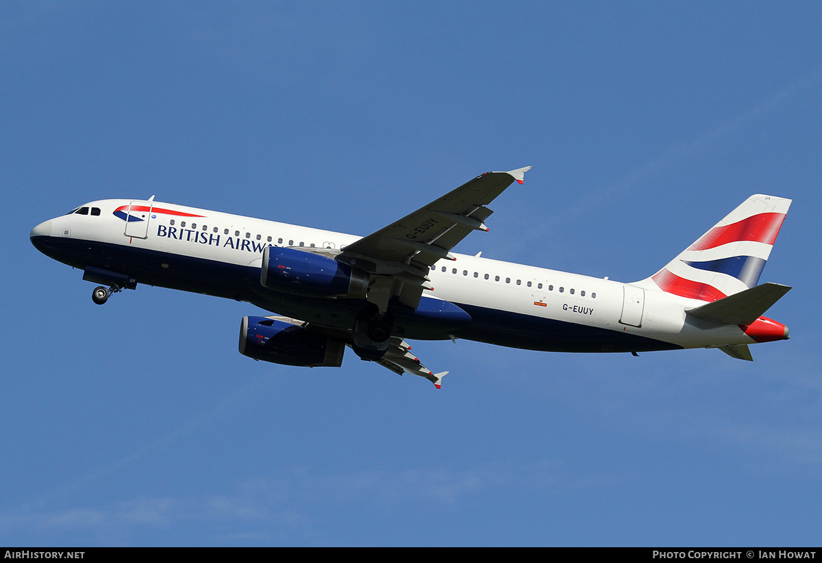 Aircraft Photo of G-EUUY | Airbus A320-232 | British Airways | AirHistory.net #365756
