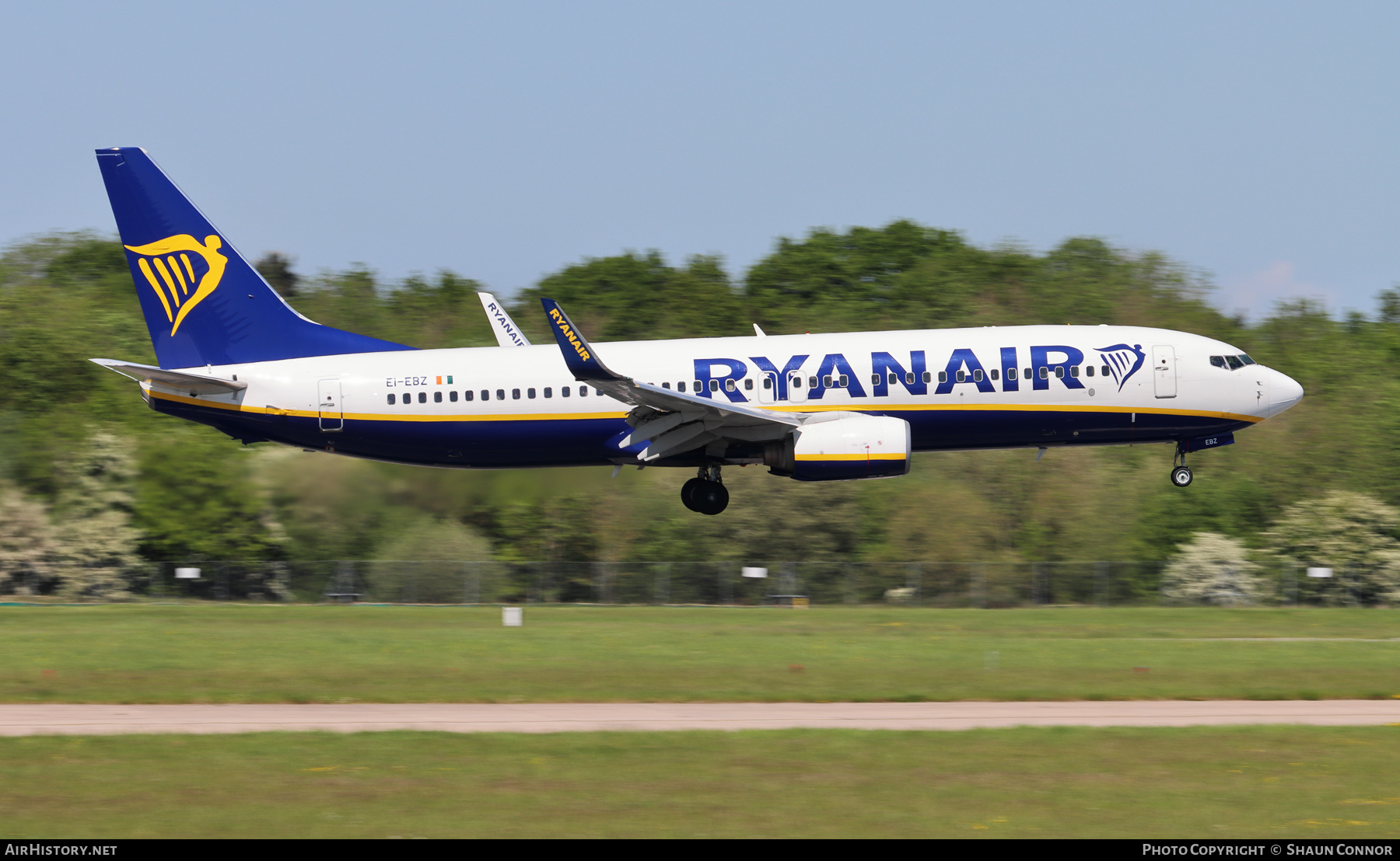 Aircraft Photo of EI-EBZ | Boeing 737-8AS | Ryanair | AirHistory.net #365798