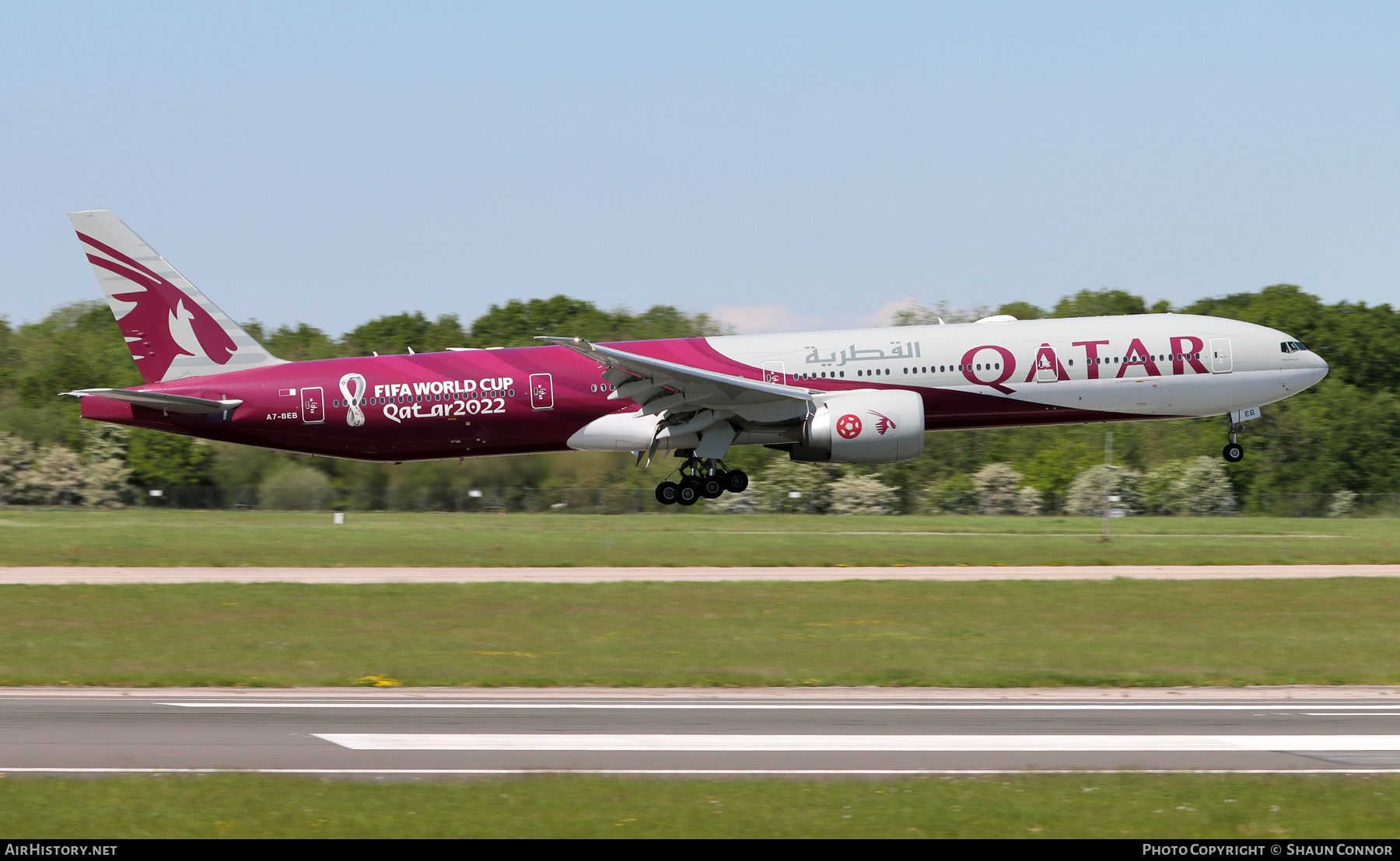 Aircraft Photo of A7-BEB | Boeing 777-3DZ/ER | Qatar Airways | AirHistory.net #365802