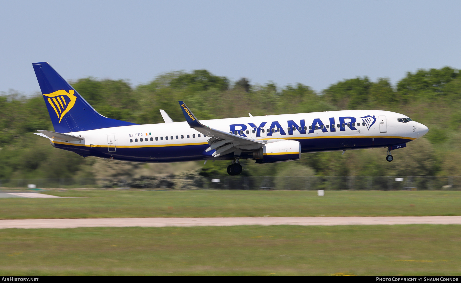 Aircraft Photo of EI-EFG | Boeing 737-8AS | Ryanair | AirHistory.net #365809