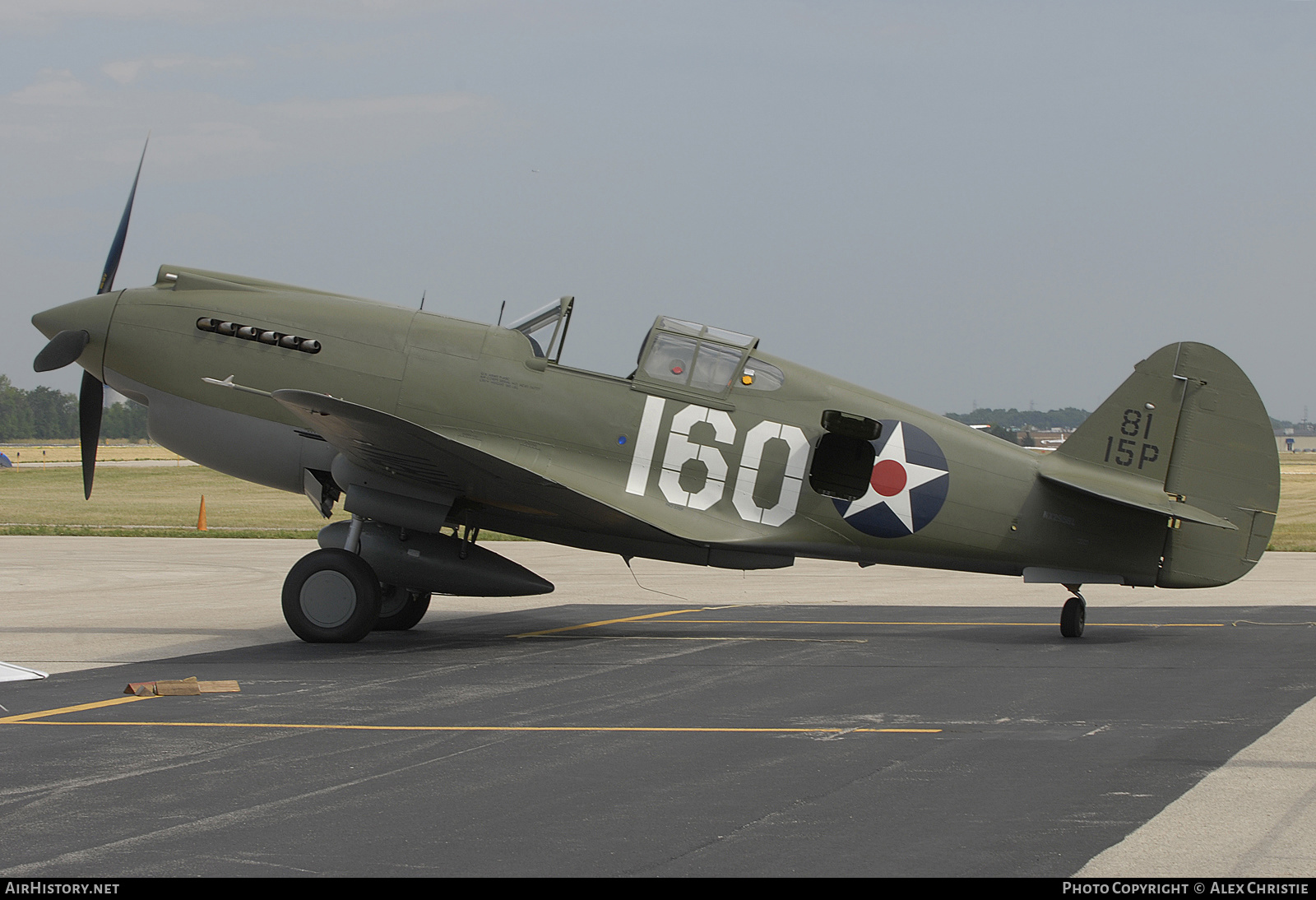 Aircraft Photo of N295RL / NX295RL / 160 | Curtiss P-40C Tomahawk | USA - Army | AirHistory.net #365829