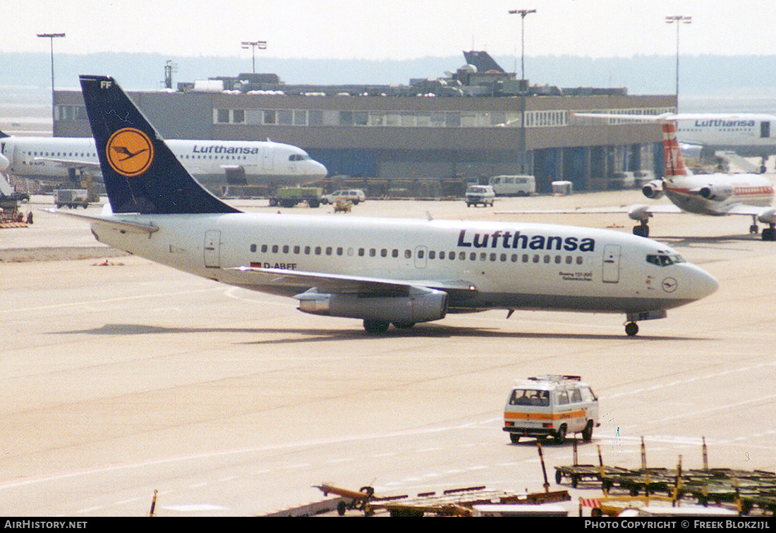 Aircraft Photo of D-ABFF | Boeing 737-230/Adv | Lufthansa | AirHistory.net #365834