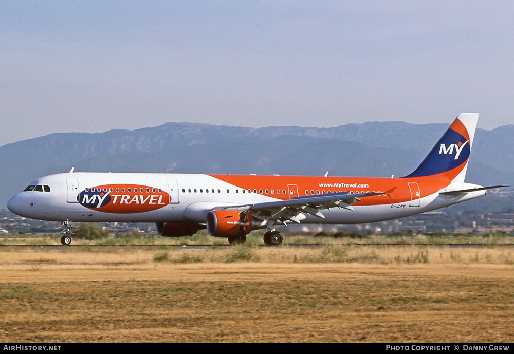 Aircraft Photo of G-JOEE | Airbus A321-211 | MyTravel Airways | AirHistory.net #365846