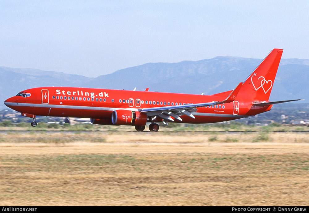 Aircraft Photo of OY-SEL | Boeing 737-8BK | Sterling European Airlines | AirHistory.net #365907