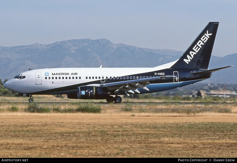 Aircraft Photo of D-AGEZ | Boeing 737-73S | Maersk Air | AirHistory.net #365911