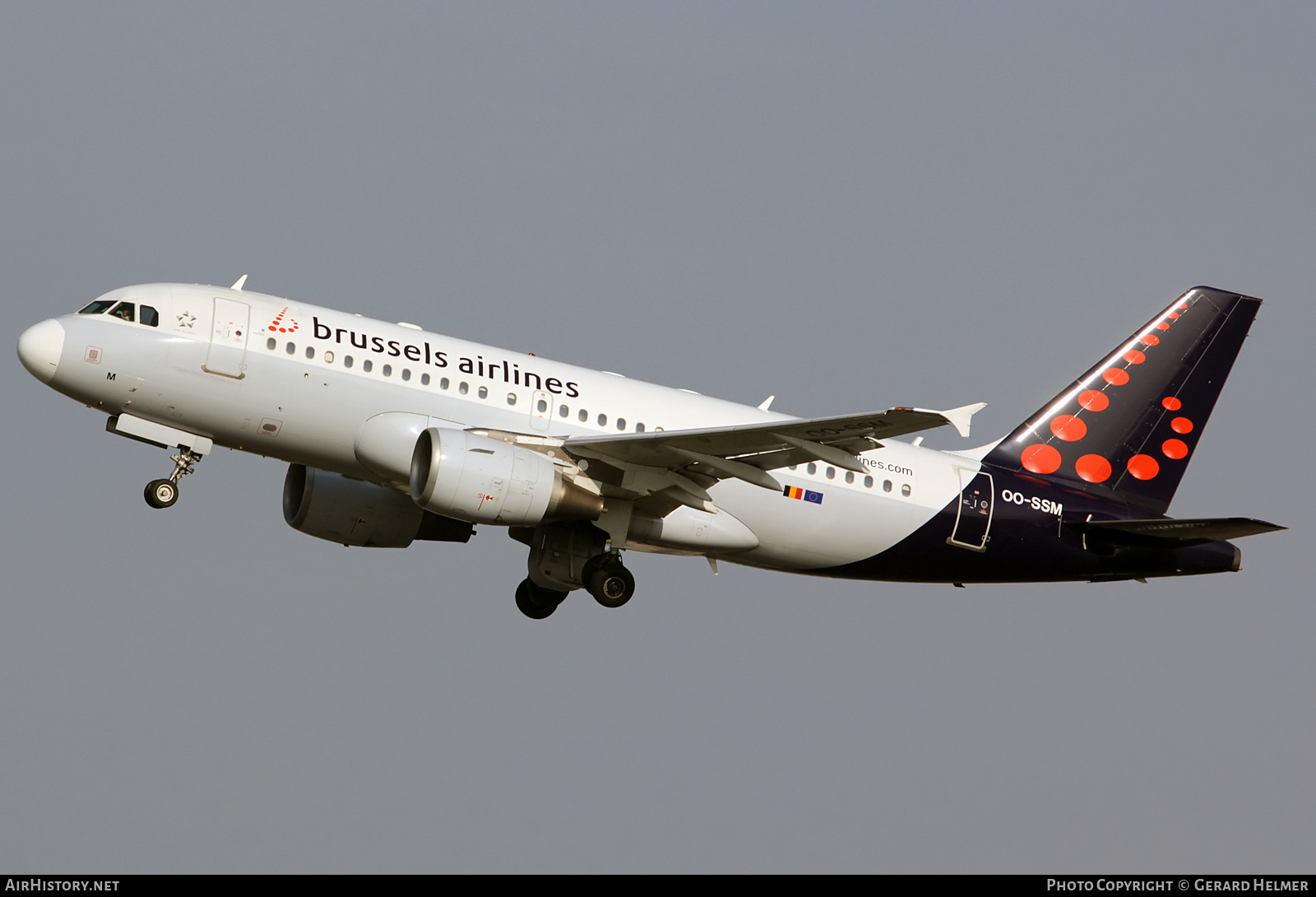 Aircraft Photo of OO-SSM | Airbus A319-112 | Brussels Airlines | AirHistory.net #365922
