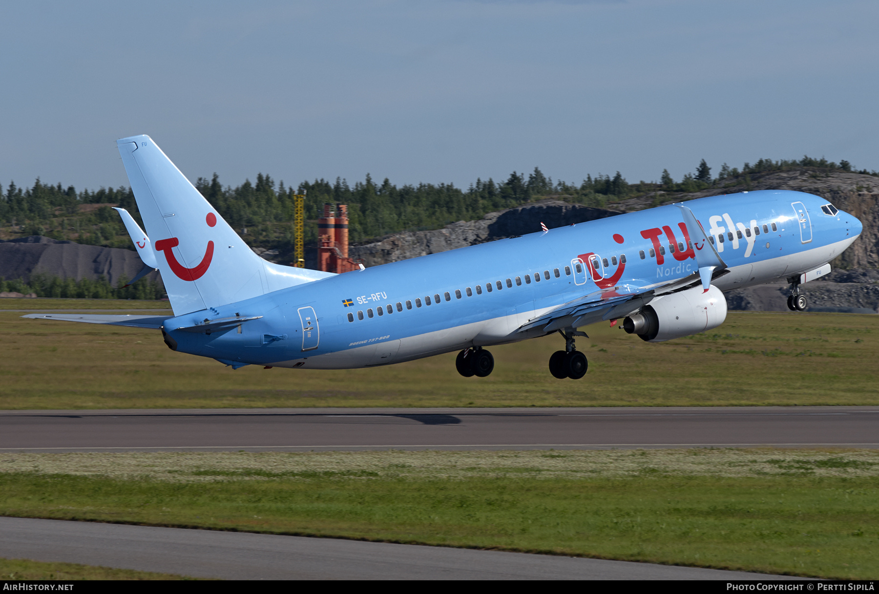 Aircraft Photo of SE-RFU | Boeing 737-8K5 | TUIfly Nordic | AirHistory.net #365926