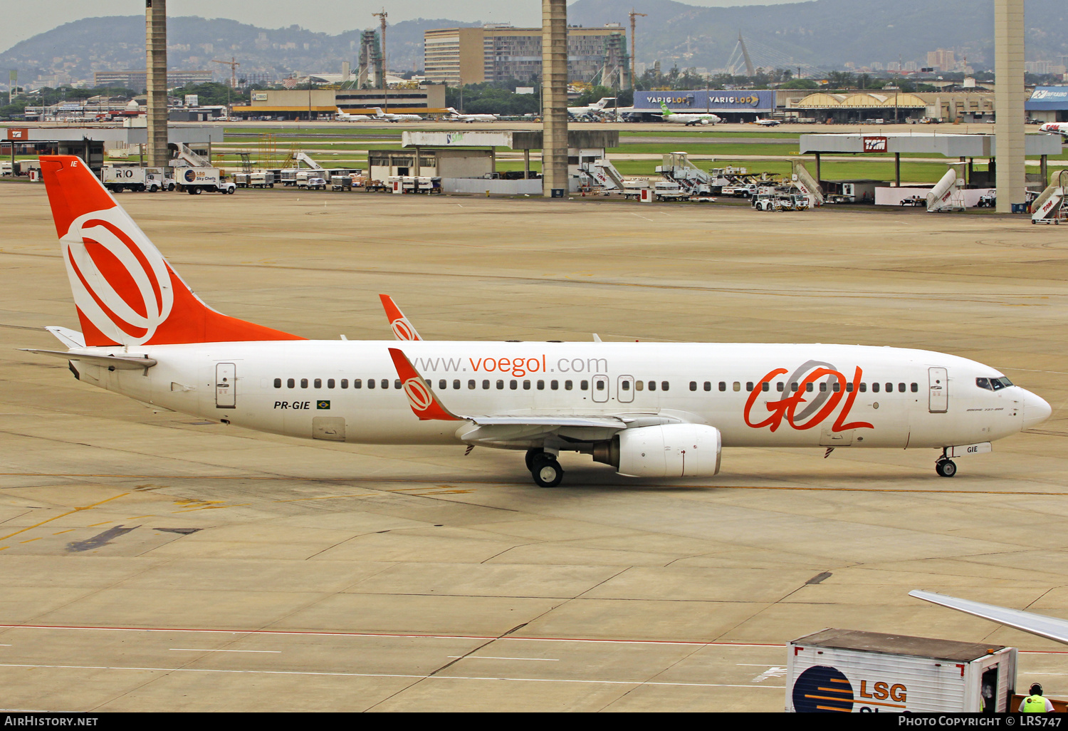 Aircraft Photo of PR-GIE | Boeing 737-8BK | GOL Linhas Aéreas | AirHistory.net #365948