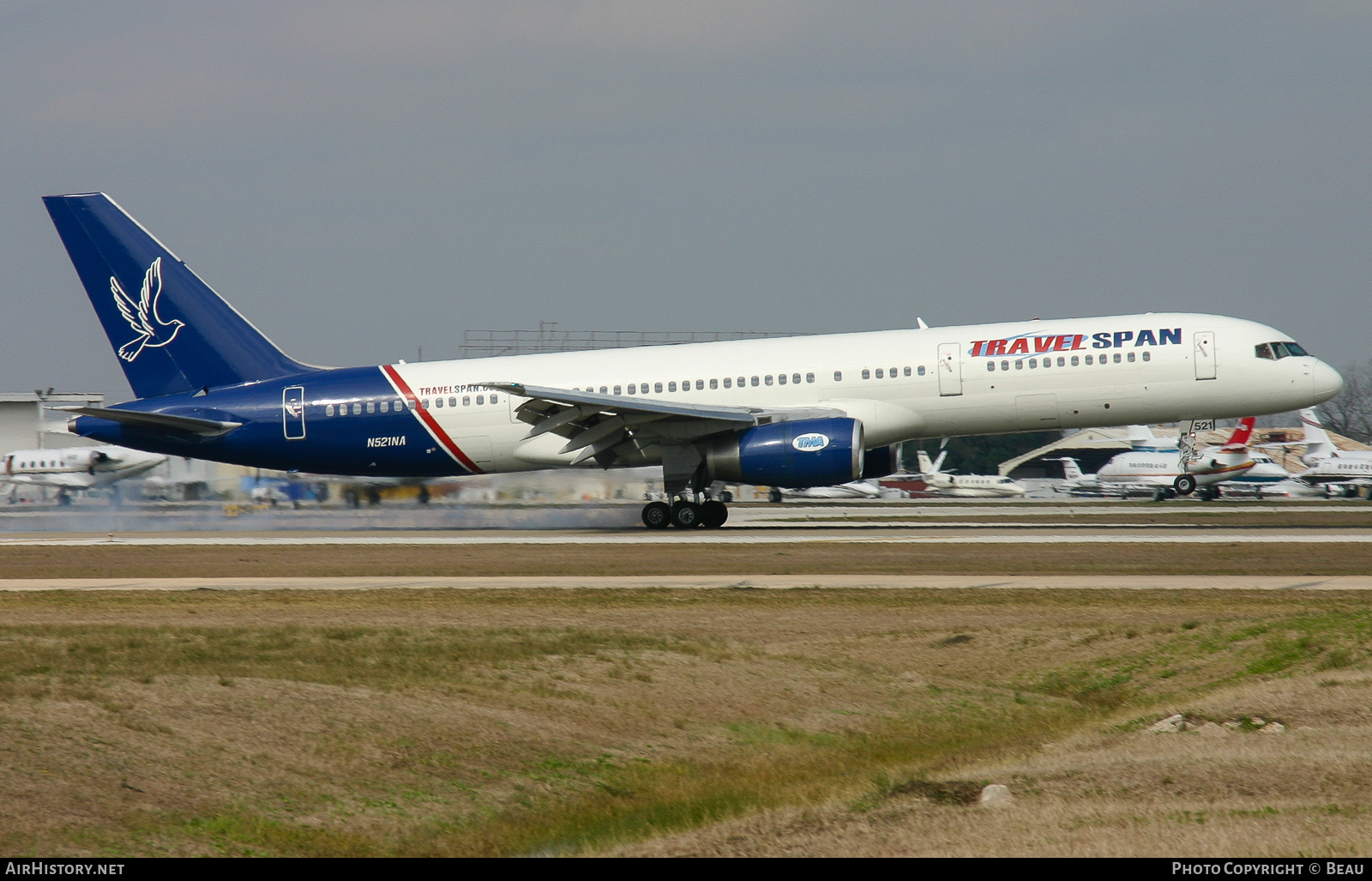 Aircraft Photo of N521NA | Boeing 757-236 | Travel Span | AirHistory.net #365956