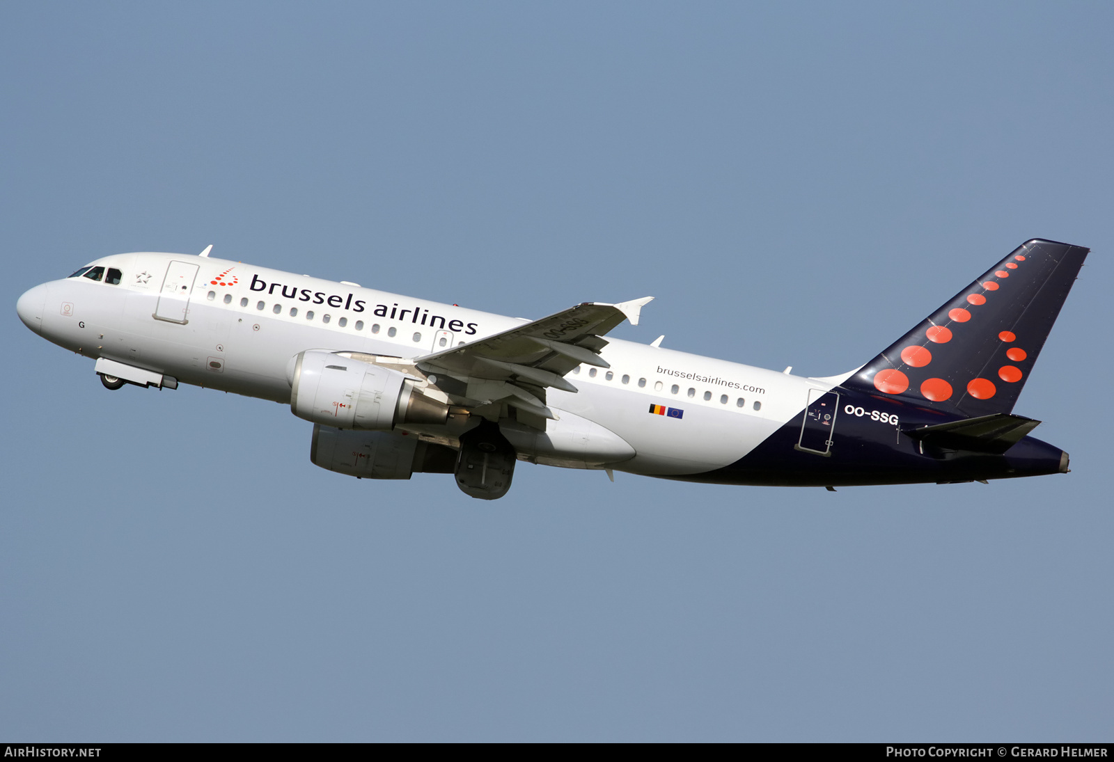 Aircraft Photo of OO-SSG | Airbus A319-112 | Brussels Airlines | AirHistory.net #365959