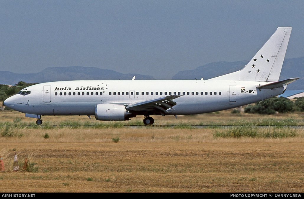 Aircraft Photo of EC-IFV | Boeing 737-33A | Hola Airlines | AirHistory.net #365975