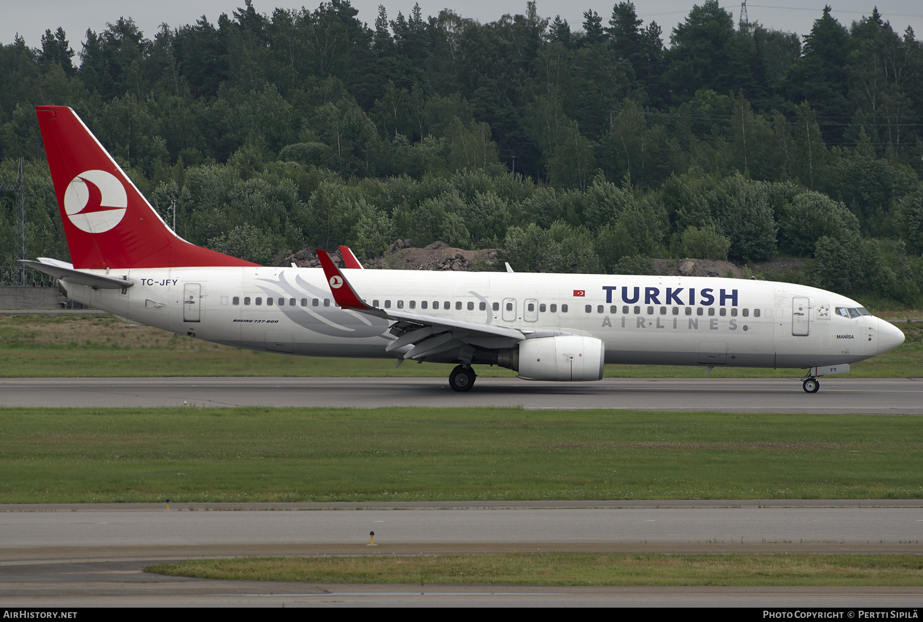 Aircraft Photo of TC-JFY | Boeing 737-8F2 | Turkish Airlines | AirHistory.net #365981